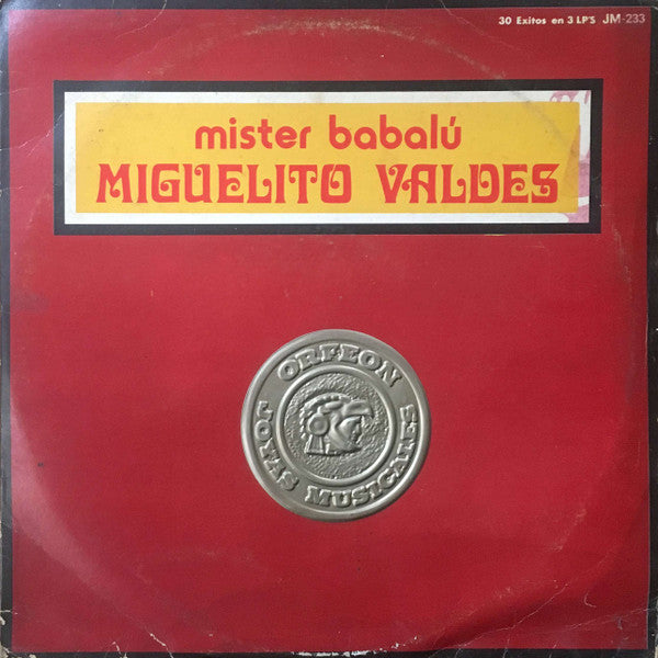 Miguelito Valdes : Mister Babalú (3xLP, Comp)