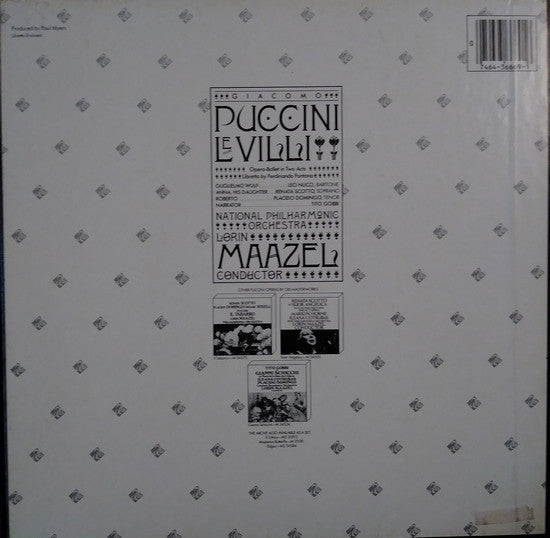 Giacomo Puccini, Placido Domingo, Lorin Maazel : Le Villi (LP, Album + Box)