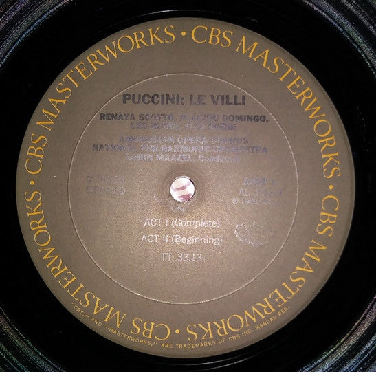 Giacomo Puccini, Placido Domingo, Lorin Maazel : Le Villi (LP, Album + Box)