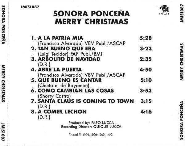 La Sonora Ponceña : Merry Christmas (CD, Album)