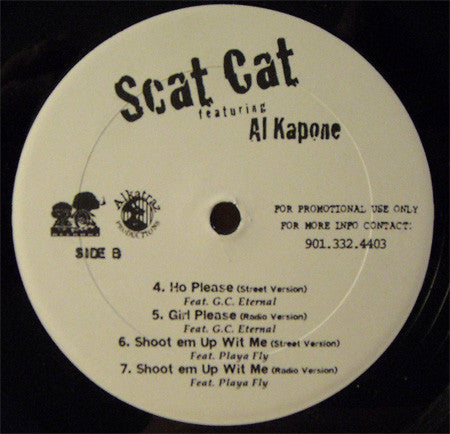 Scat Cat Featuring Al Kapone : Strike A Pose (12", Single, Promo)