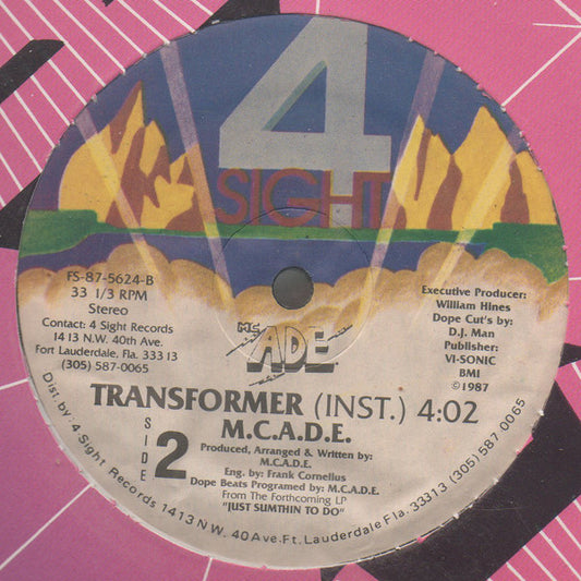 MC ADE - Transformer vinyl record, 12" (Very Good Plus (VG+)) | Lulo Records