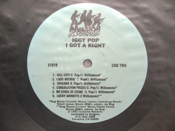 Iggy Pop : I Got A Right (LP)