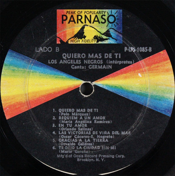 Los Angeles Negros : Quiero Mas De Ti (LP, Album)
