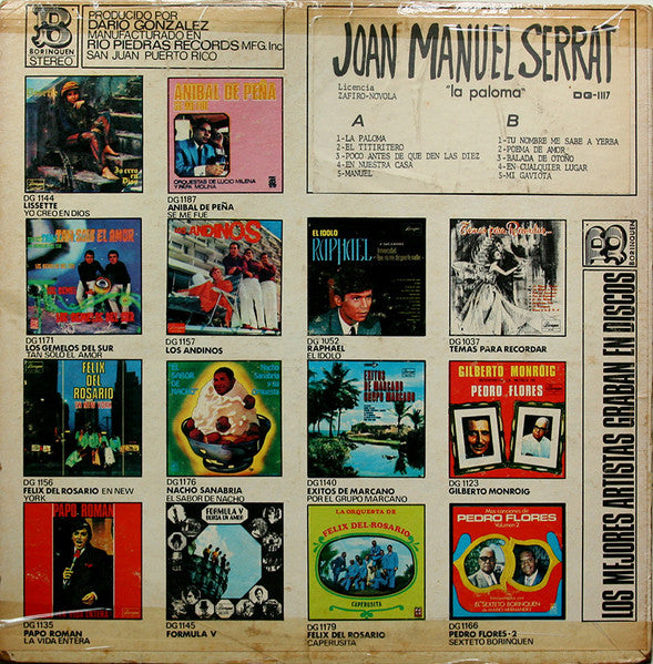Joan Manuel Serrat : Joan Manuel Serrat (LP, Album)