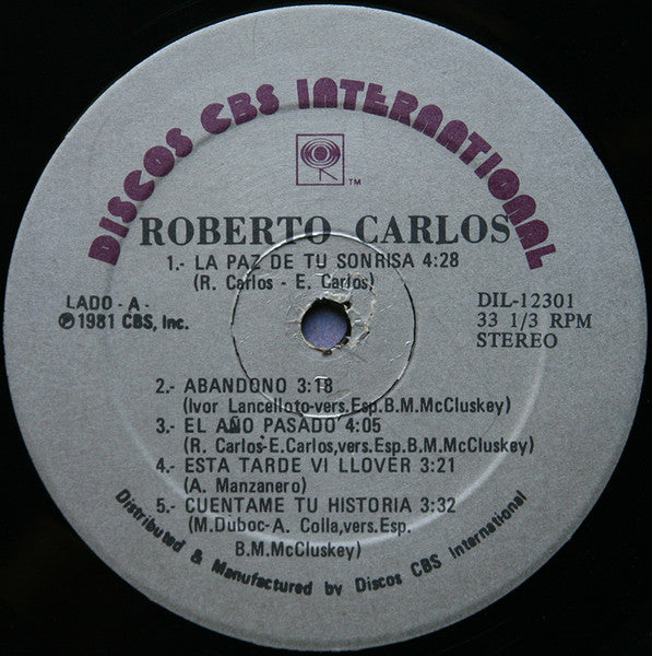 Roberto Carlos : Roberto Carlos (LP, Album)
