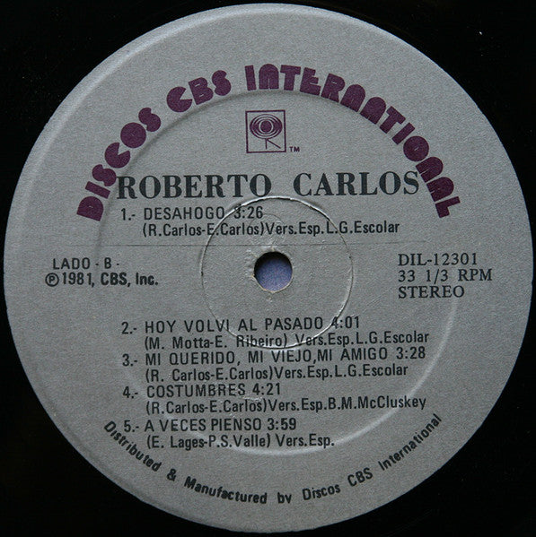 Roberto Carlos : Roberto Carlos (LP, Album)