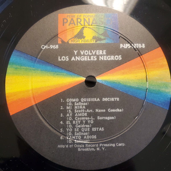 Los Angeles Negros : Y Volvere (LP, Album)