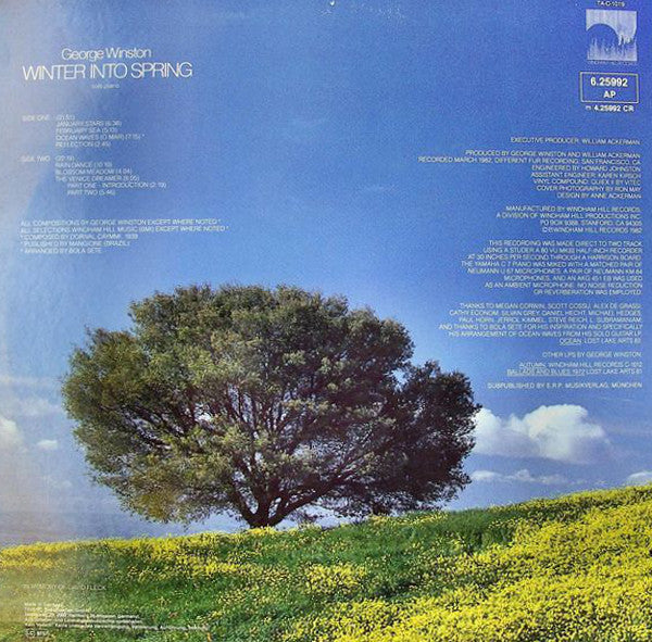George Winston : Winter Into Spring (LP, Album)