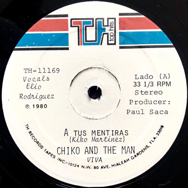 Elio Rodriguez : Viva - Chiko & The Man - A Tus Mentiras / Horóscopo (12", Single)
