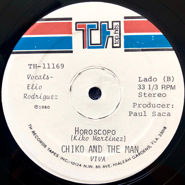 Elio Rodriguez : Viva - Chiko & The Man - A Tus Mentiras / Horóscopo (12", Single)