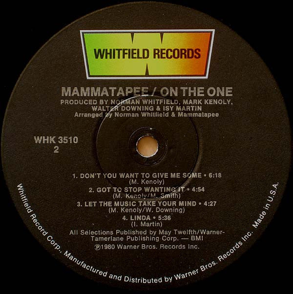 Mammatapee : On The One (LP, Album, Los)