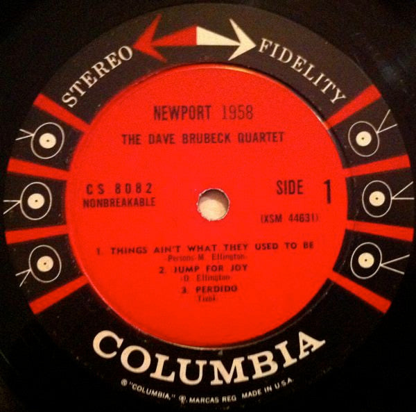 The Dave Brubeck Quartet : Newport 1958 (LP, Album)