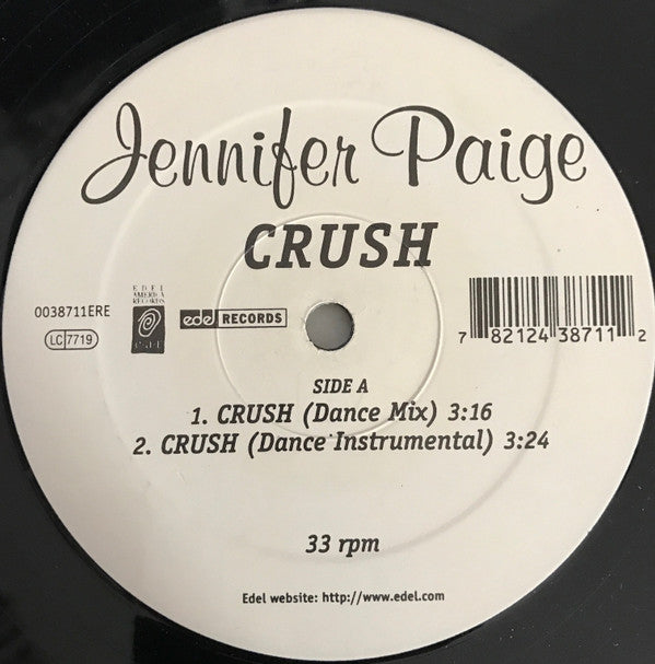 Jennifer Paige : Crush (12")