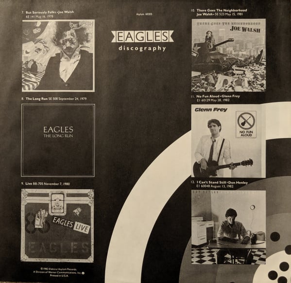 Eagles : Eagles Greatest Hits Volume 2 (LP, Comp, Club, RE, Col)