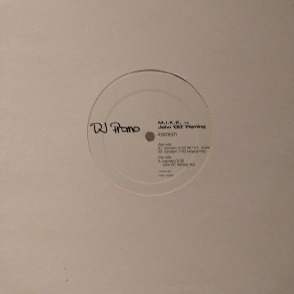 M.I.K.E. vs John '00' Fleming : Icecream (12", Promo)