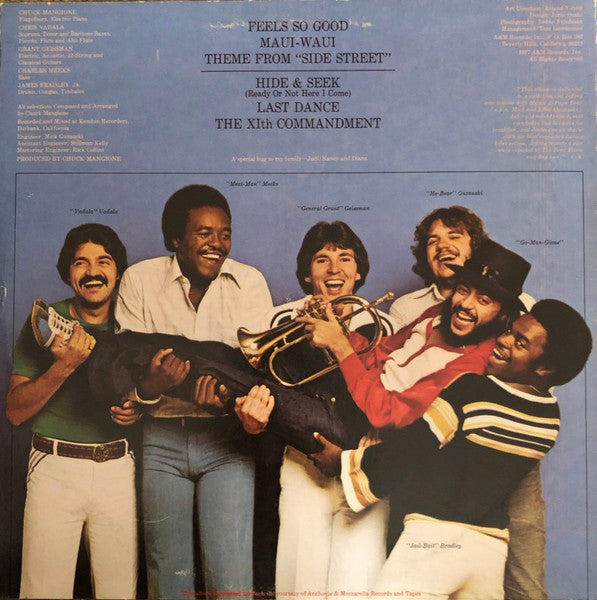 Chuck Mangione : Feels So Good (LP, Album, Ter)