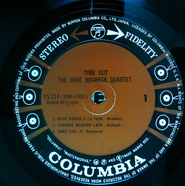 The Dave Brubeck Quartet : Time Out (LP, Album)