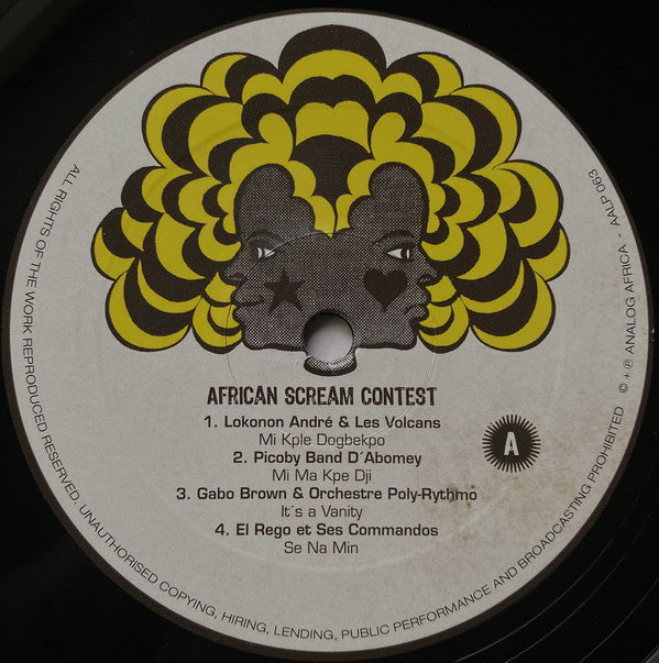 Various : African Scream Contest (2xLP, Comp, Gat)