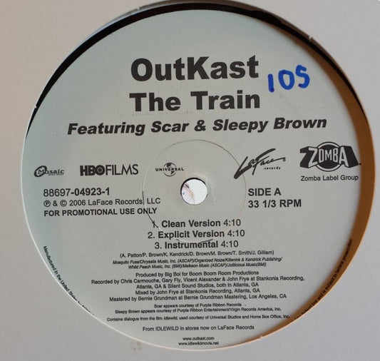 OutKast : The Train / N2U (12", Promo)