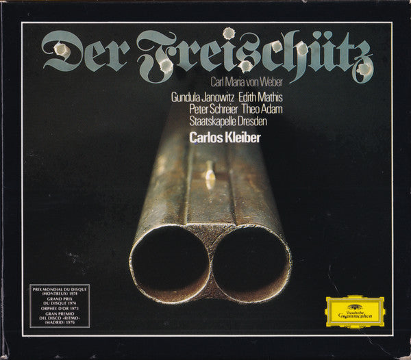 Carl Maria von Weber - Gundula Janowitz, Edith Mathis, Peter Schreier, Theo Adam, Staatskapelle Dresden, Carlos Kleiber : Der Freischütz (2xCD, Album, RE, RM + Box, Sli)