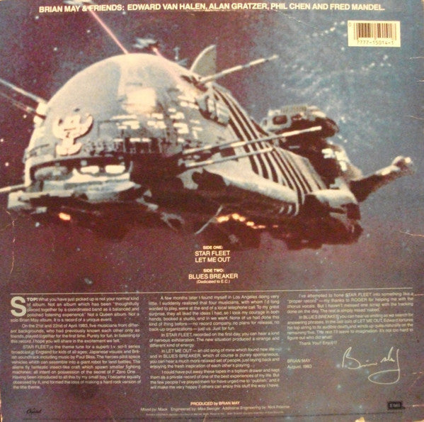 Brian May + Friends : Star Fleet Project (12", MiniAlbum, Win)