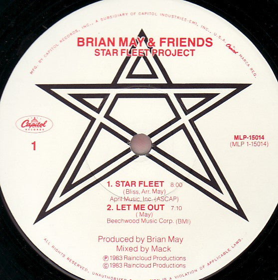 Brian May + Friends : Star Fleet Project (12", MiniAlbum, Win)