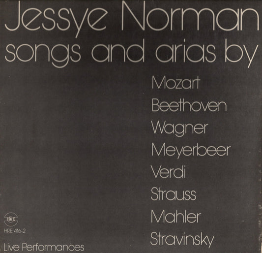 Jessye Norman : Songs And Arias (2xLP, Box)