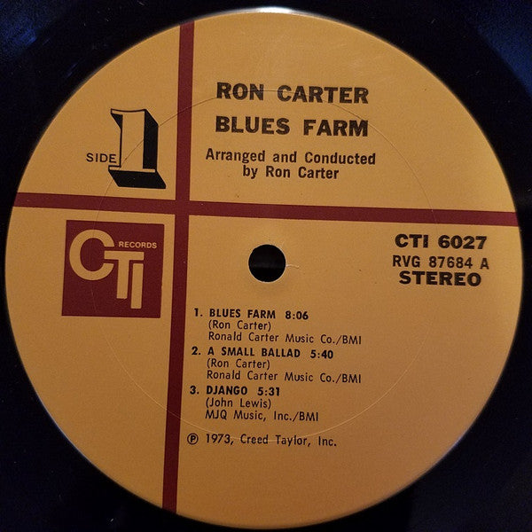 Ron Carter : Blues Farm (LP, Album, Gat)