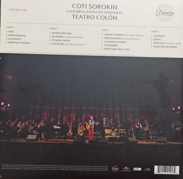 Coti Sorokin : Coti Sorokin Y Los Brillantes En El Teatro Colón (2xLP, Dlx)