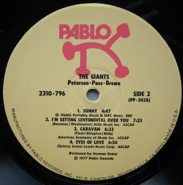 Peterson* & Pass* & Brown* : The Giants (LP, Album)