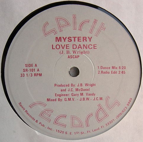 Mystery (2) : Love Dance (12")