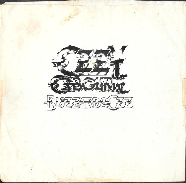 Ozzy Osbourne : Blizzard Of Ozz (LP, Album, Car)