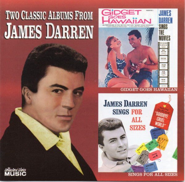 James Darren : Two Classic Albums From James Darren: Gidget Goes Hawaiian / Sings For All Sizes (CD, Album, Comp)