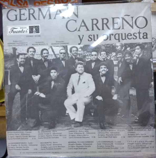 German Carreño Y Su Orquesta : Germán Carreño Y Su Orquesta (LP, Album)