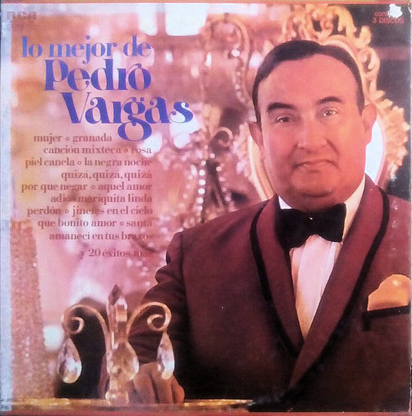 Pedro Vargas : Lo Mejor De Pedro Vargas (Box + 3xLP, Comp)
