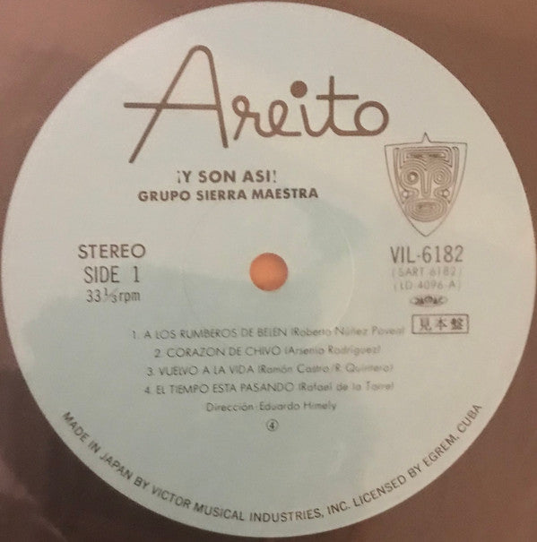 Grupo Sierra Maestra* : ¡Y Son Así! (LP, Album)