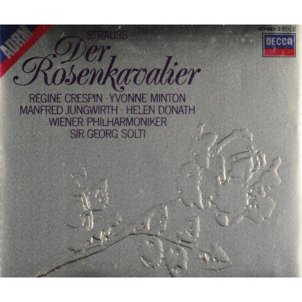 Richard Strauss - Régine Crespin •  Yvonne Minton •  Manfred Jungwirth •  Helen Donath •  Wiener Philharmoniker •  Georg Solti : Der Rosenkavalier (3xCD, Album, RE, RM)