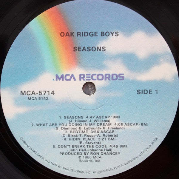 The Oak Ridge Boys : Seasons (LP, Album)