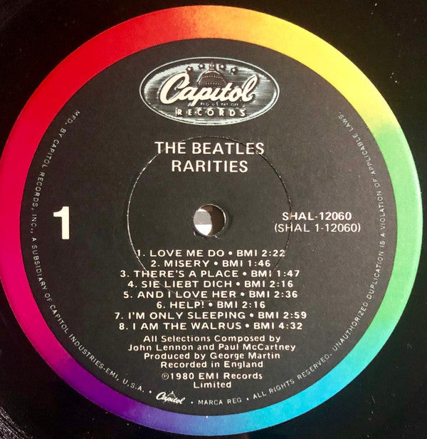 The Beatles : Rarities (LP, Comp, Mono, 3rd)