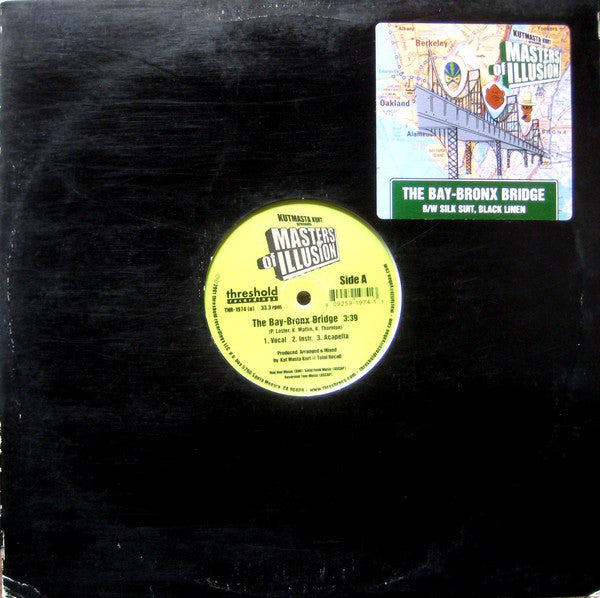 Kut Masta Kurt Presents Masters Of Illusion : The Bay-Bronx Bridge / Silk Suit, Black Linen (12")