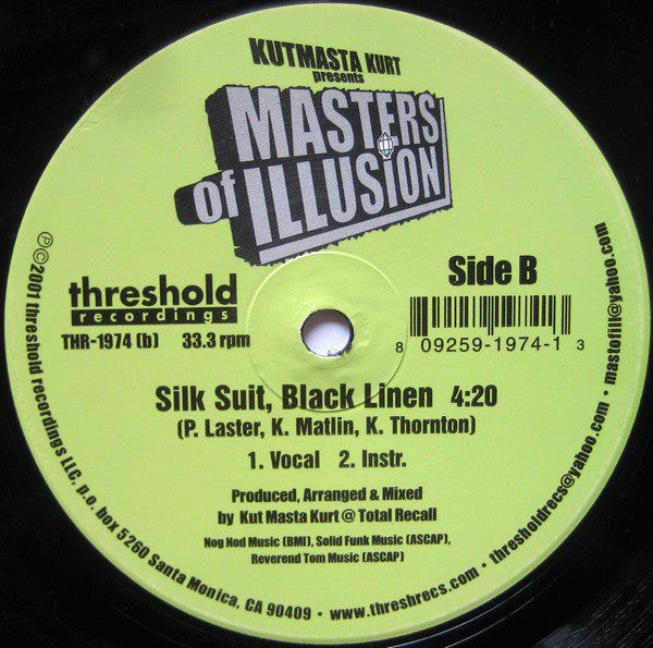 Kut Masta Kurt Presents Masters Of Illusion : The Bay-Bronx Bridge / Silk Suit, Black Linen (12")