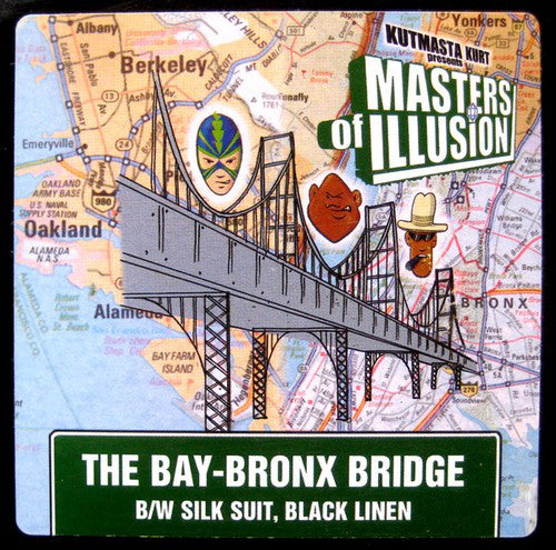 Kut Masta Kurt Presents Masters Of Illusion : The Bay-Bronx Bridge / Silk Suit, Black Linen (12")