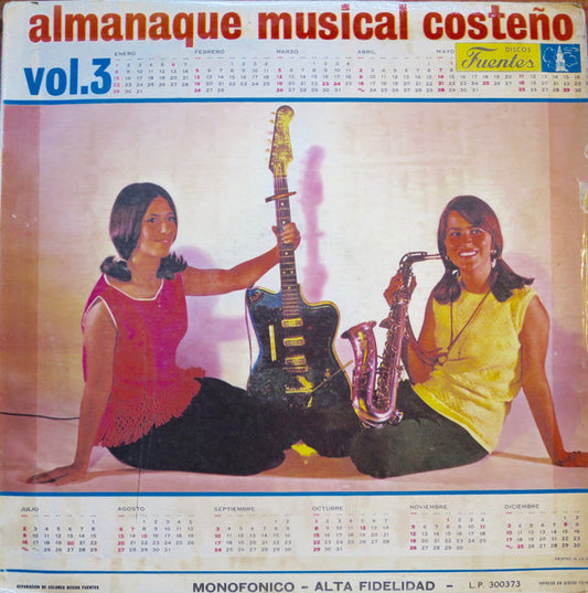 Various : Almanaque Musical Costeño Vol. 3 (LP, Comp, Mono)