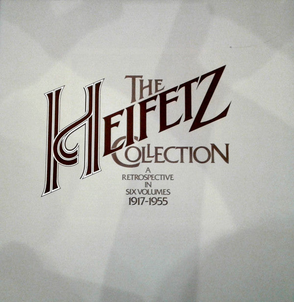 Jascha Heifetz : The Heifetz Collection • Volume 6 / 1950-1955 The New Era (4xLP, Comp, Mono, Ind)