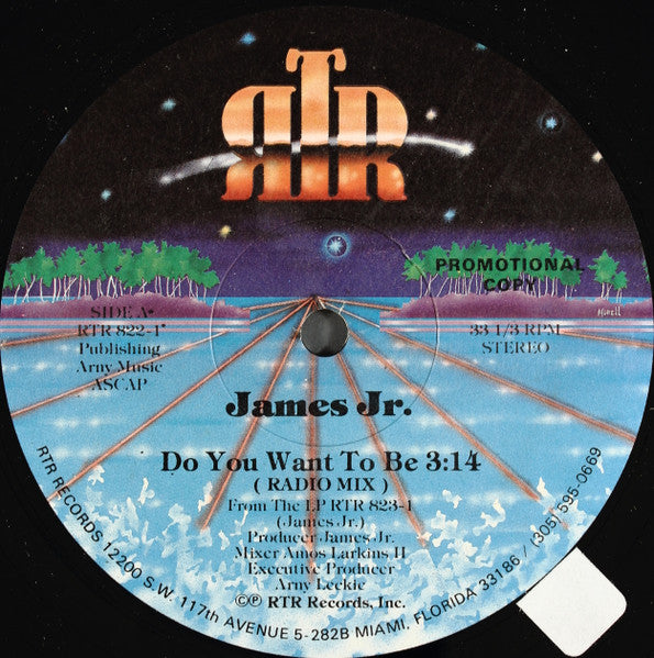 James Jr. : Do You Want To Be (12", Promo)