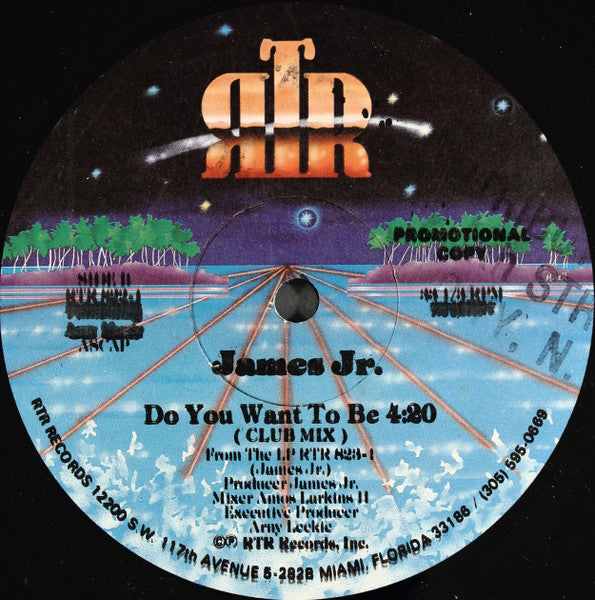 James Jr. : Do You Want To Be (12", Promo)