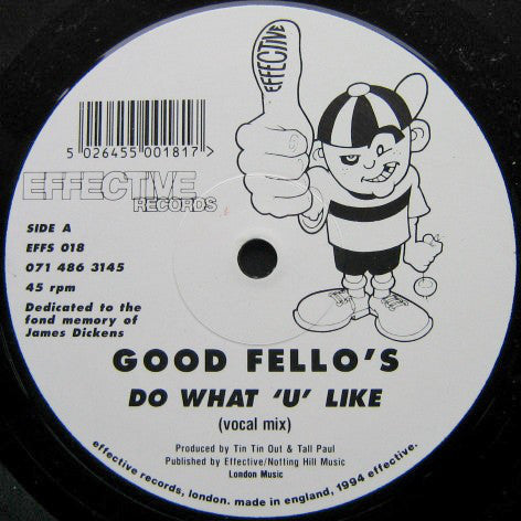 Goodfellos : Do What 'U' Like (12")