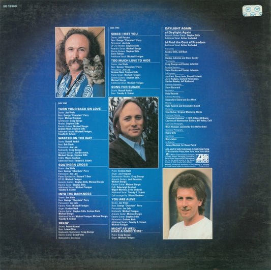 Crosby, Stills & Nash - Daylight Again vinyl record, LP (Near Mint (NM or M-)) | Lulo Records