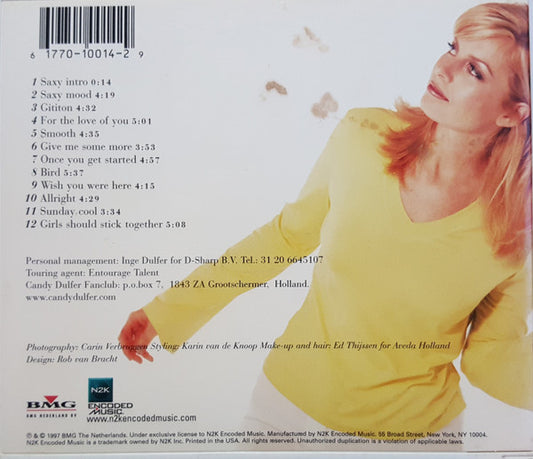 Candy Dulfer - For The Love Of You vinyl record, CD (Mint (M)) | Lulo Records